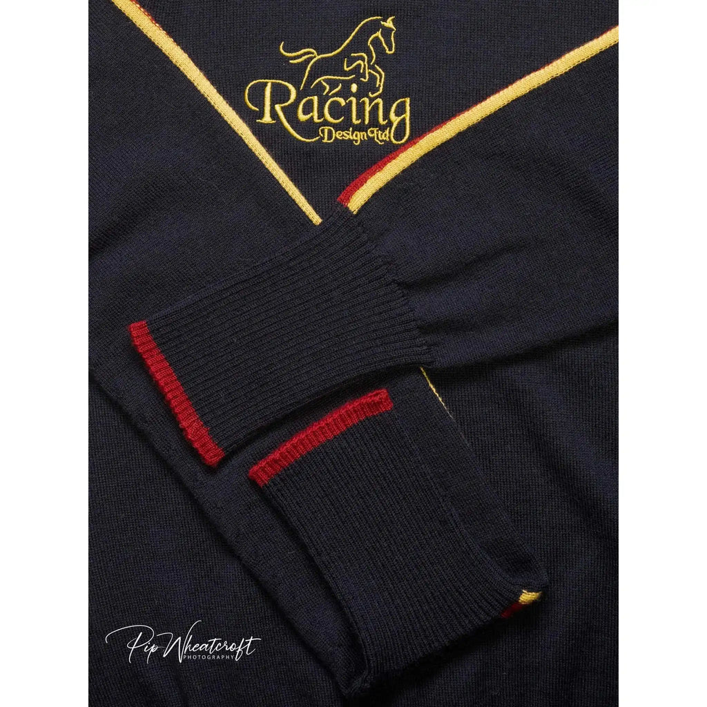 Women's 100% Merino Wool Jumper in Deep Roma Blue