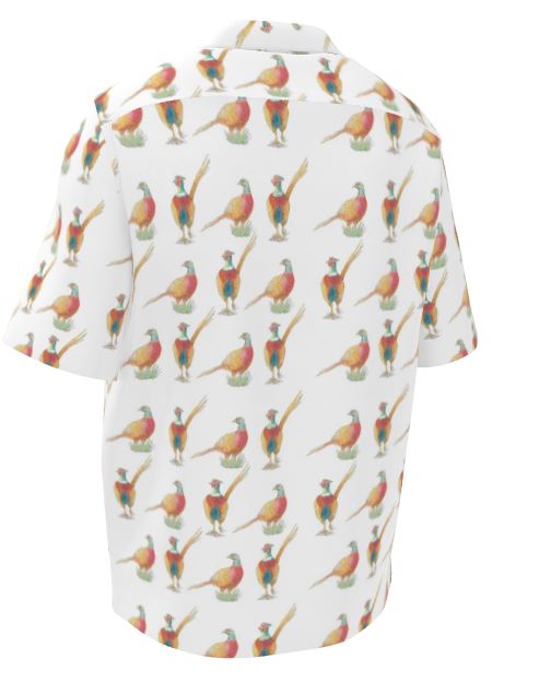 Men's Riviera Shirt White Pheasant Limited Edition